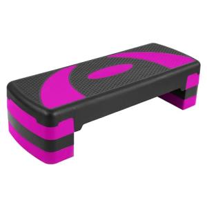 Sleek Exercise Step Platform with Adjustable Risers