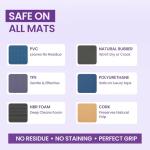 Lavender Yoga Mat Cleaner Kit with Brush and Cloth