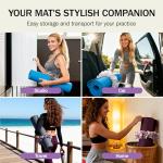 Stylish Velvet Yoga Mat Scrunchie Strap