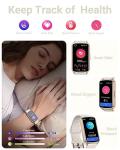 Luxury Fitness Tracker with Heart Rate and Sleep Monitor