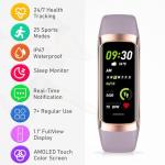 Moremore Fitness Tracker with AMOLED Touch Screen