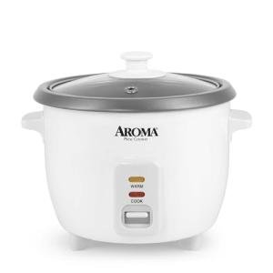 Luxury 3-Cup Rice Cooker - White ARC-363NG