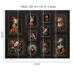 Vintage 3D Animal Wall Murals - Peel & Stick