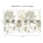 Vintage Forest Peel and Stick Wallpaper Mural