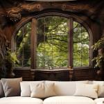 Large Forest Tapestry for Home Decor 78.7" x 104