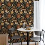 Boho Floral Peel and Stick Wallpaper Mural