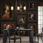 Vintage 3D Animal Wall Murals - Peel & Stick