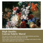 Colorful Floral Peel and Stick Wall Mural