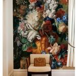 Colorful Floral Peel and Stick Wall Mural