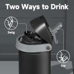 24 oz Insulated Stainless Steel Water Bottle