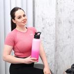 40oz Stainless Steel Insulated Water Bottle with Lids