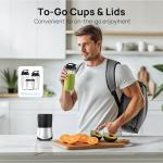Consciot 11-Piece Blender with Portable To-Go Cups