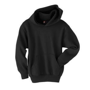 Hanes Boys Eco Smart Pullover Hoodie - Black
