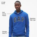 GAP Men's Logo Fleece Hoodie - Tapestry Navy