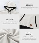 JMIERR Men's Hooded Sweatshirt with Kangaroo Pocket