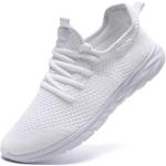 Breathable Women's Non-Slip Running Sneakers - White