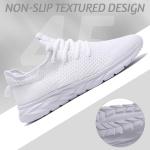 Breathable Women's Non-Slip Running Sneakers - White