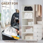 COIDEA Luxury Black Handbags Dust Bags