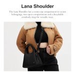 Coach Pebble Leather Lana 23 Shoulder Bag