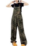 Chic Leopard Print Y2K Baggy Jumpsuit