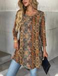 Chic Boho Women's Casual Blouse for Spring