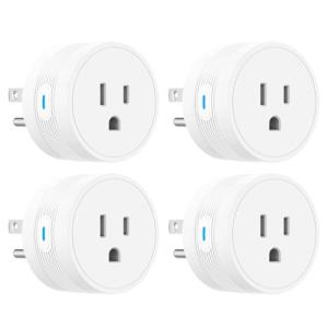 Elegant Bluetooth & Wi-Fi Smart Plug with Voice Control
