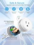 Elegant Bluetooth & Wi-Fi Smart Plug with Voice Control