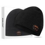 Luxury Bluetooth Beanie with Wool Lining - Black