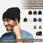Luxury Bluetooth Beanie with Wool Lining - Black