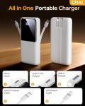 Luxury Portable Charger - 15,000mAh Fast Charging Powerbank