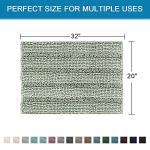 Non-Slip Chenille Bath Rug for Safety and Comfort