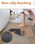 Non-Slip Lightweight Bath Mat with Rubber Backing