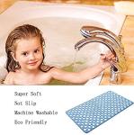 Soft Nonslip Bath Mat for Safer Showers