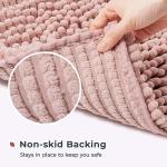 Non-Slip Chenille Bath Mat - 24"x17