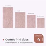 Non-Slip Chenille Bath Mat - 24"x17