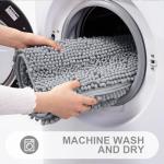 Lightweight Non-Slip Chenille Bath Rug 24x16