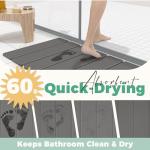 Non-Slip Diatomite Bath Mat - Easy to Clean