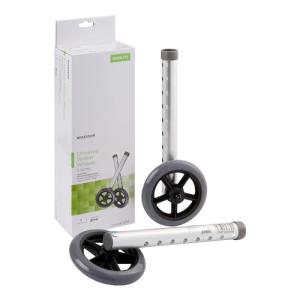Adjustable 5-Inch Universal Walker Wheels Pair