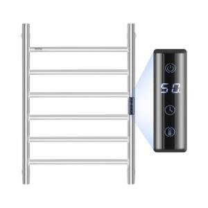 Wall-Mounted Heated Towel Rack with Timer