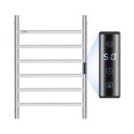 Wall-Mounted Heated Towel Rack with Timer