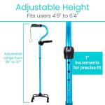Vive Stand Assist Cane with Extra Handle