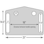Walker Tray with Cup Holders for Seniors