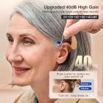 Rechargeable Hearing Aids for Seniors with Noise Cancelling