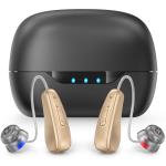 Rechargeable Hearing Aids for Seniors with Noise Cancelling