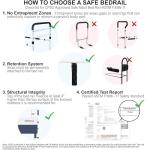 Adjustable Bed Assist Rail Handle for Seniors