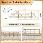 Easy-Grip Bed Rail for Seniors' Safety