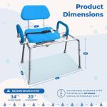 Safe Swivel Shower Chair for Seniors and Disabled