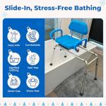 Safe Swivel Shower Chair for Seniors and Disabled