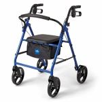 Lightweight Rollator Walker for Seniors, Blue
