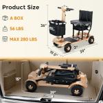 Lightweight 4-Wheel Mobility Scooter for Seniors